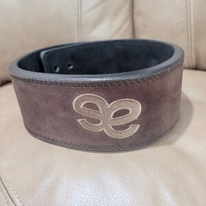 Aaylans Dark Brown Weightlifting Lever Belt - Unisex - Medium